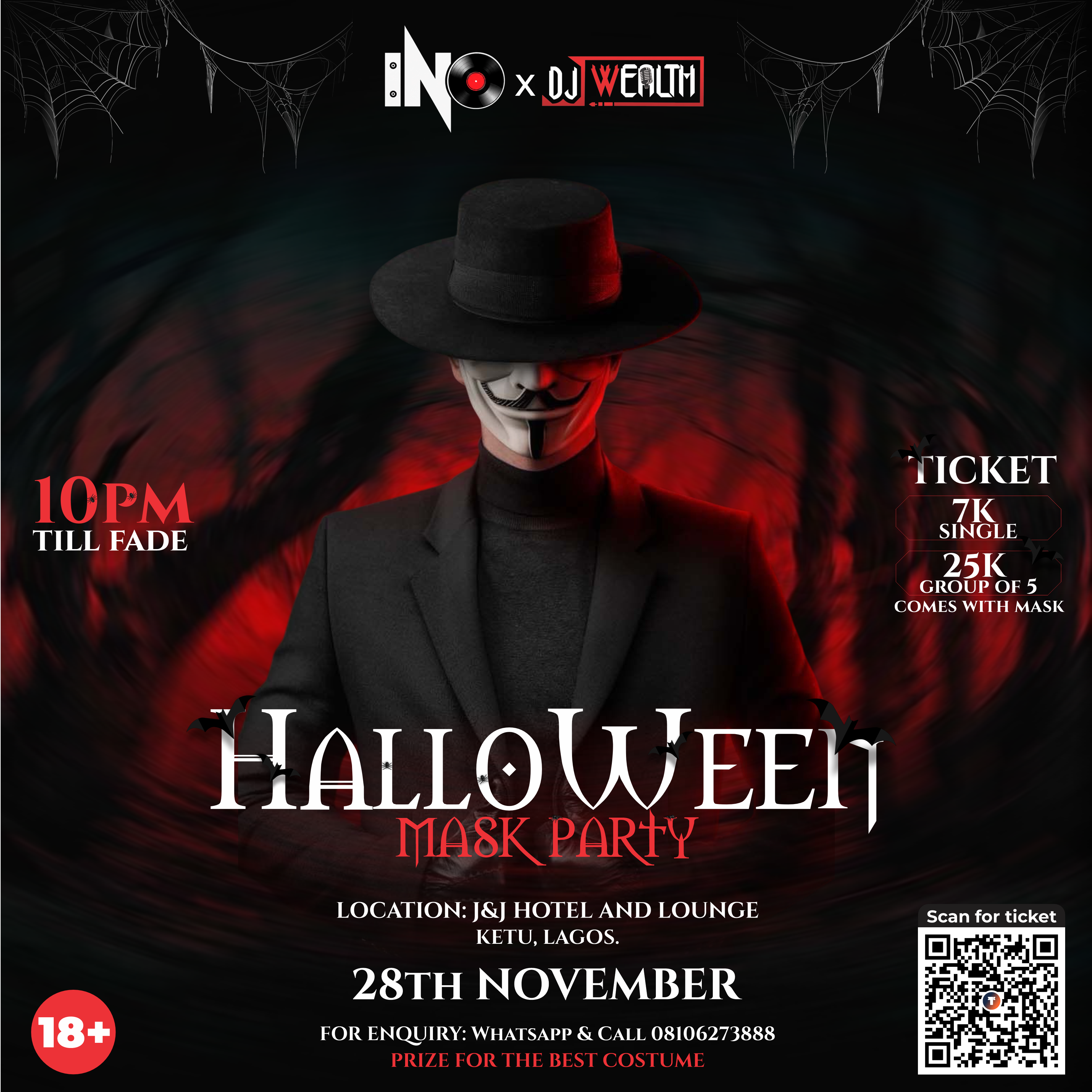 HALLOWEEN MASK PARTY