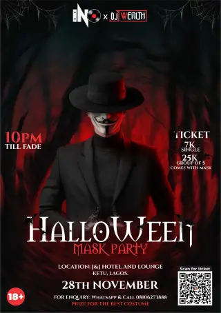 HALLOWEEN MASK PARTY (image 2 of 2)