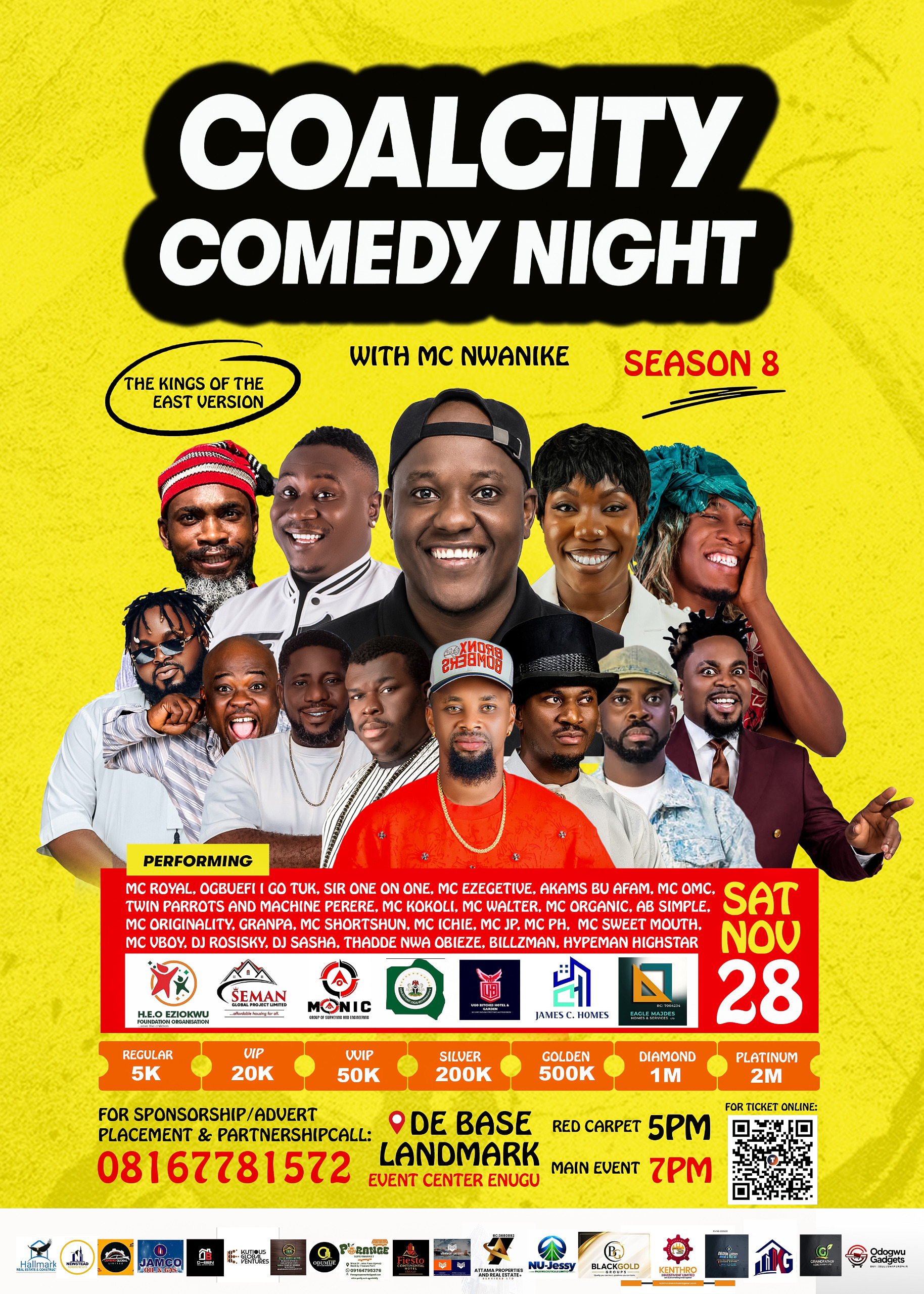 Coal City Comedy Night with MC Nwanike - Season 8
