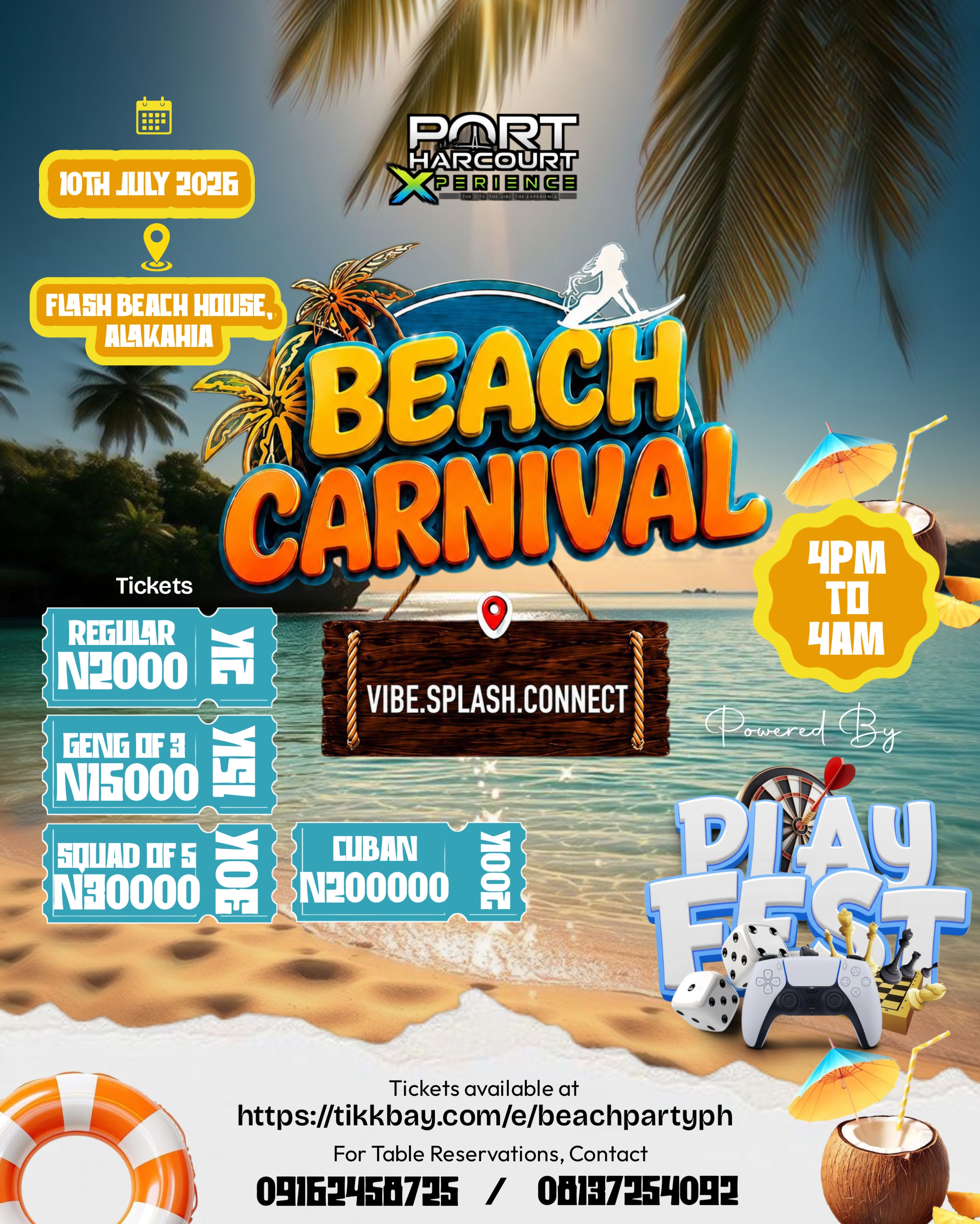 Port Harcourt Xperience: Beach Carnival