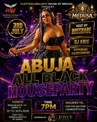 Abuja All Black House Party